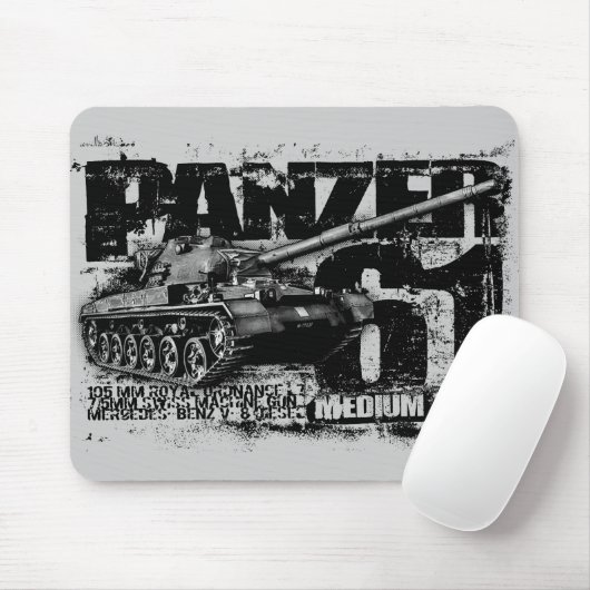 Tapis de souris de Panzer 61 (Avec souris)