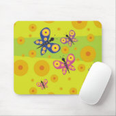 Tapis de souris de papillon (Avec souris)