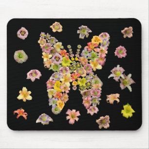 Tapis de souris de papillon de Daylily