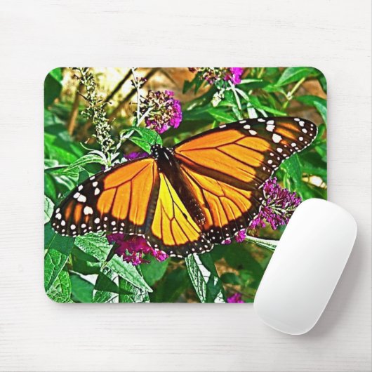 Tapis de souris de papillon de monarque (Avec souris)