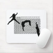 TAPIS DE SOURIS DE PARKOUR (Avec souris)