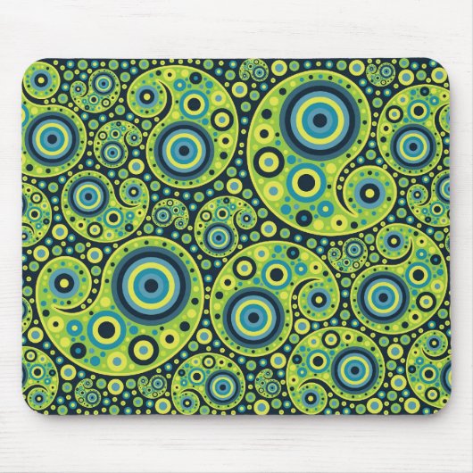 Tapis de souris de passion de Paisley (Devant)