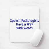 Tapis de souris de pathologiste de la parole (Avec souris)