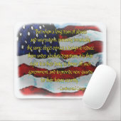 Tapis de souris de patriote : L'indépendance (Avec souris)