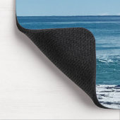 Tapis de souris de paysage de plage côtière (Coin)