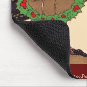 Tapis de souris de Père Noël de Noël d'art déco (Coin)