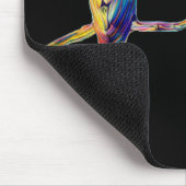 Tapis de souris de perroquet coloré (Coin)