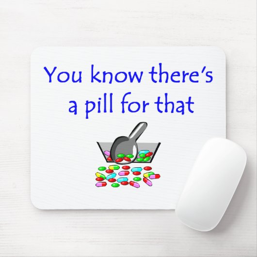 Tapis de souris de pharmacien (Avec souris)