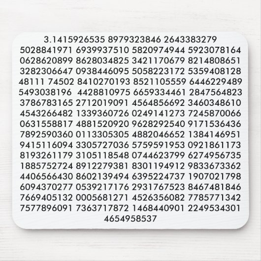 Tapis de souris de pi (Devant)