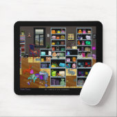 Tapis de souris de pièce de bourses (Avec souris)