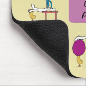 Tapis de souris de Pilates de bureau, jaune (Coin)