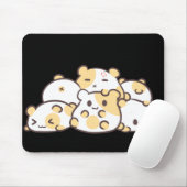 Tapis de souris de pile de hamster de Kawaii (Avec souris)