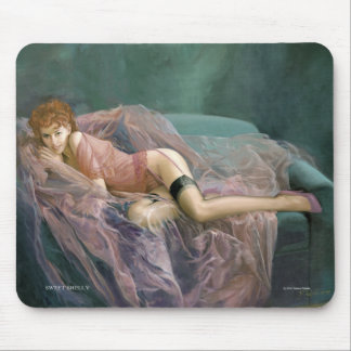" Tapis de souris de pin-up COQUILLIER "DOUX de