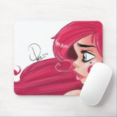 Tapis de souris de pin-up de cerise (Avec souris)