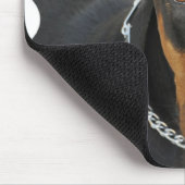 Tapis de souris de Pinscher de dobermann (Coin)