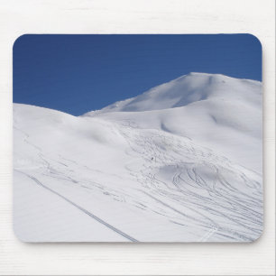Tapis de souris de piste de ski