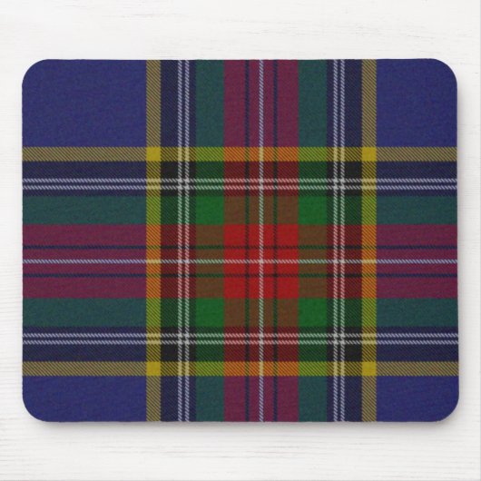 Tapis de souris de plaid de tartan de Macbeth (Devant)