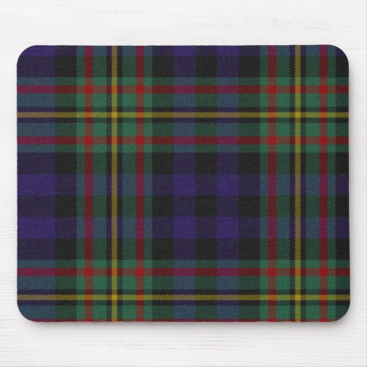 Tapis de souris de plaid de tartan de MacLellan (Devant)