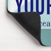 Tapis de souris de plat d'état d'océan de vague (Coin)