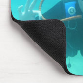 Tapis de souris de plongeur autonome (Coin)