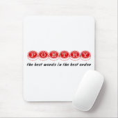 Tapis de souris de poète (Avec souris)