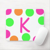 Tapis de souris de point de polka (Avec souris)