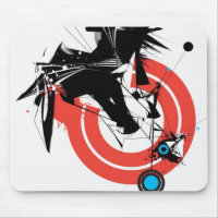 Tapis de souris de point faible
