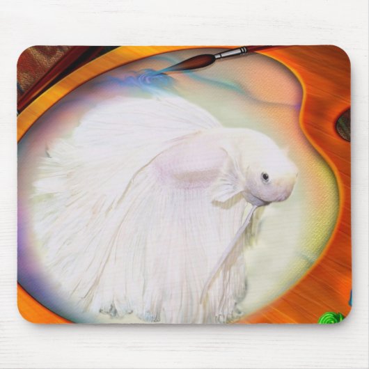 Tapis de souris de poissons de Betta (Devant)