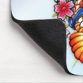 Tapis de souris de poissons de Koi de vol (Coin)