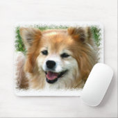 Tapis de souris de Pomeranian (Avec souris)
