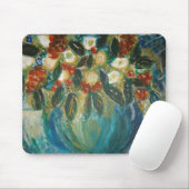 Tapis de souris de pot de fleur par Becki Abrisz (Avec souris)