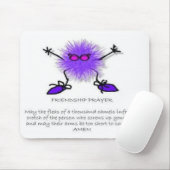 Tapis de souris de prière d'amitié (Avec souris)