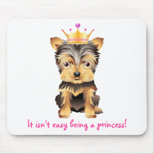 Tapis de souris de princesse Gift de chien de
