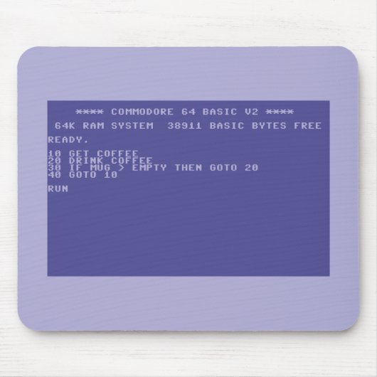 Tapis de souris de programme de base de café de (Devant)