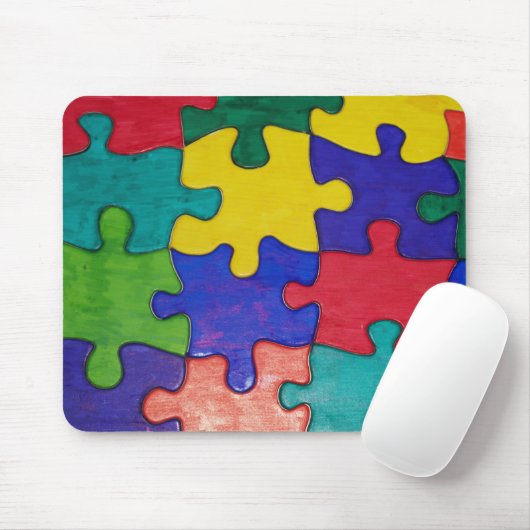 tapis de souris de puzzle (Avec souris)