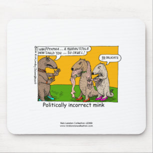 Tapis de souris de qualité dessin animé P.I. Mink 
