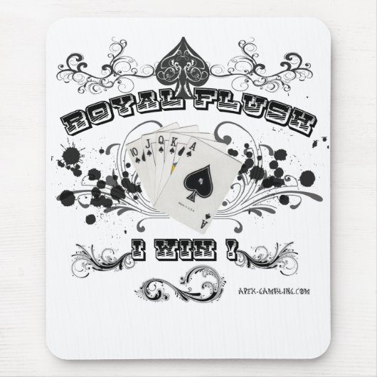 Tapis de souris de quinte royale (Devant)