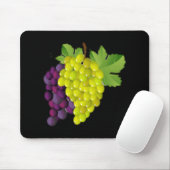 Tapis de souris de raisin (Avec souris)