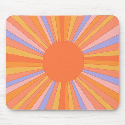 Tapis de souris de rayon de soleil (Devant)