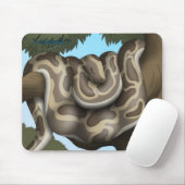 Tapis de souris de repos de serpent (Avec souris)