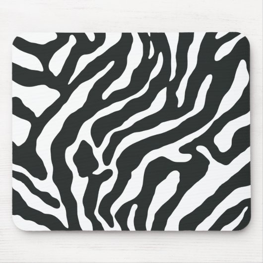Tapis de souris de Reto d'impression de zèbre de (Devant)
