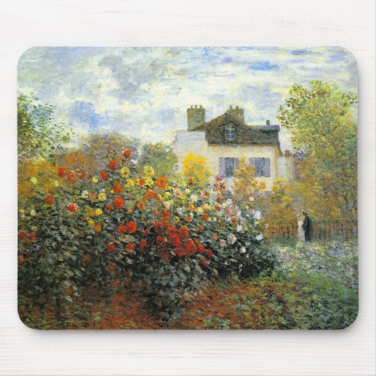 Tapis de souris de roseraie de Monet (Devant)