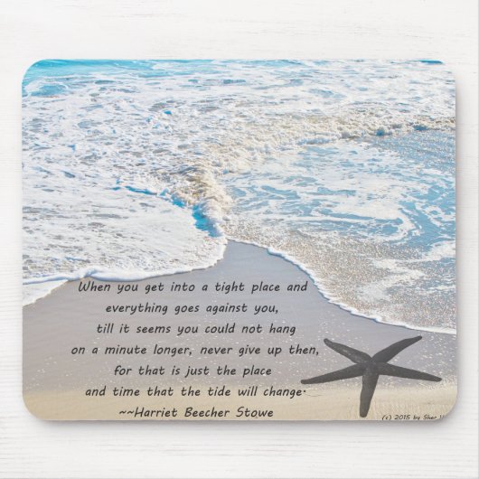 Tapis de souris de rotation de marée (Devant)