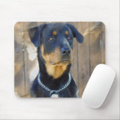 Tapis de souris de rottweiler (Avec souris)