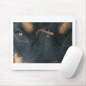 Tapis de souris de rottweiler et de salamandre (Avec souris)