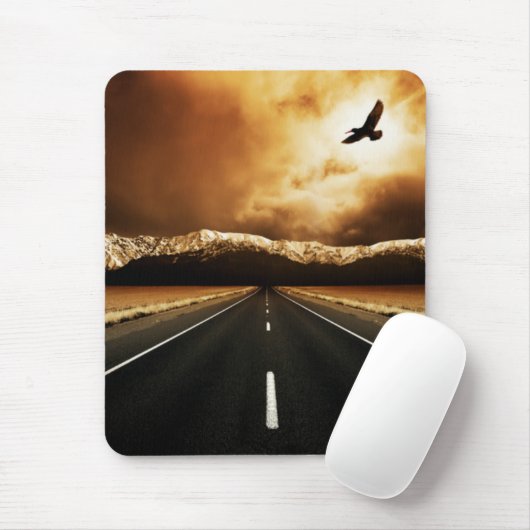 Tapis de souris de route de liberté (Avec souris)