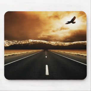 Tapis de souris de route de liberté