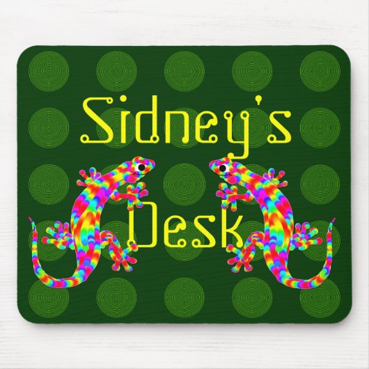 Tapis de souris de salamandre de Sidney (Devant)