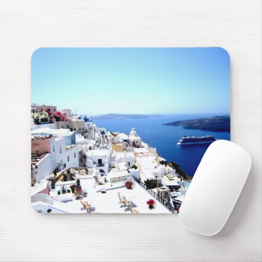 Tapis de souris de Santorini (Avec souris)