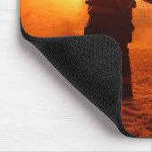 Tapis de souris de sapeur-pompier (Coin)